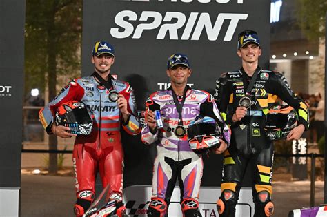 MotoGP: Sprint Race Results From Qatar .